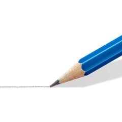 Bộ 12 Chì Phác Thảo Staedtler Thân Xanh (100 G12) Hộp Thiếc