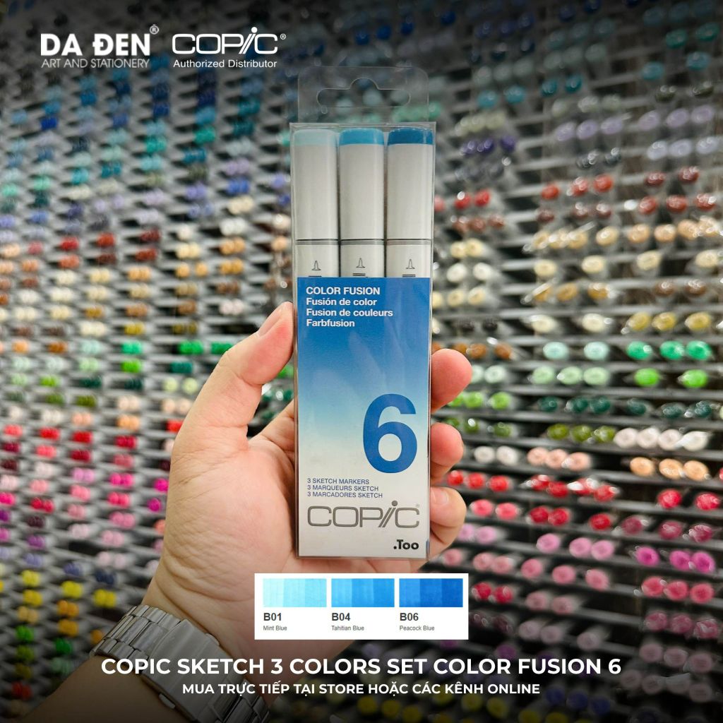 [DA ĐEN] Các Set Bút Marker Cao Cấp Copic Sketch