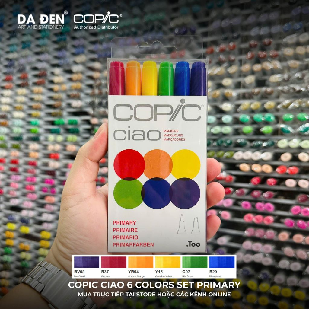[DA ĐEN] Các Set Bút Marker Cao Cấp Copic Ciao