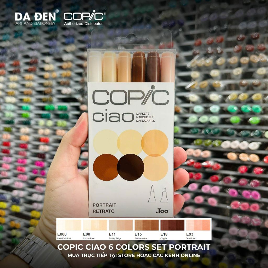 [DA ĐEN] Các Set Bút Marker Cao Cấp Copic Ciao