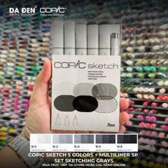[DA ĐEN] Các Set Bút Marker Cao Cấp Copic Sketch