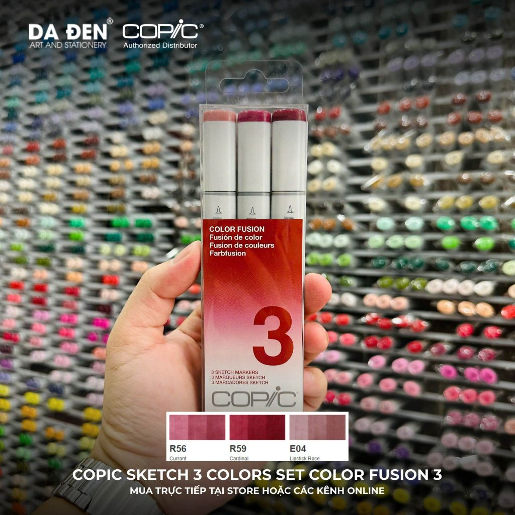 [DA ĐEN] Các Set Bút Marker Cao Cấp Copic Sketch