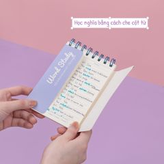 [DA ĐEN] KLONG Sổ Học Từ Vựng Word Study A6 - 120 trang; MS: 916