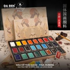 [DA ĐEN] Màu Nước Nén Cổ Thái Gucai Paul Rubens