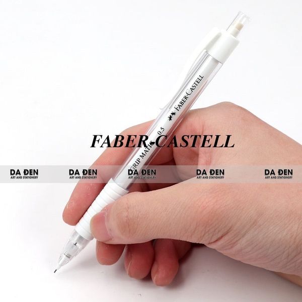 Bút Chì Bấm Faber Castell Grip Matic 0.5 White