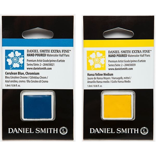 Màu Nước Nén Half Pans Artist Daniel Smith (Màu Lẻ)
