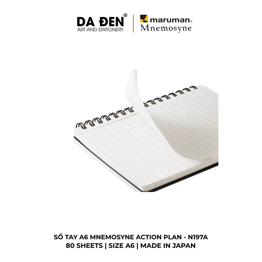 Sổ Tay Maruman Mnemosyne Action Schedule A6 80 Tờ N197A