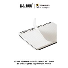 Sổ Tay Maruman Mnemosyne Action Schedule A6 80 Tờ N197A