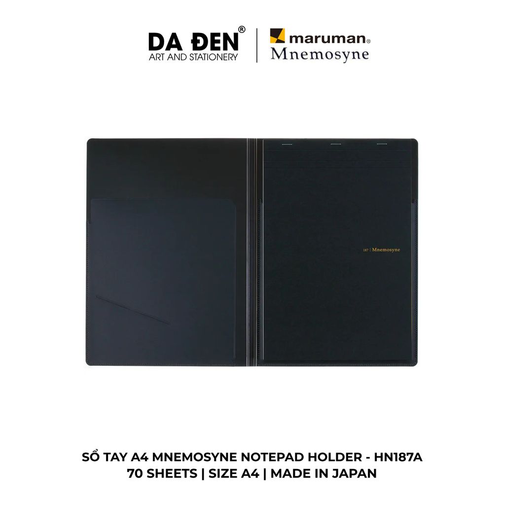 Sổ Tay Maruman Mnemosyne Notepad Holder A4 70 Tờ HN187A