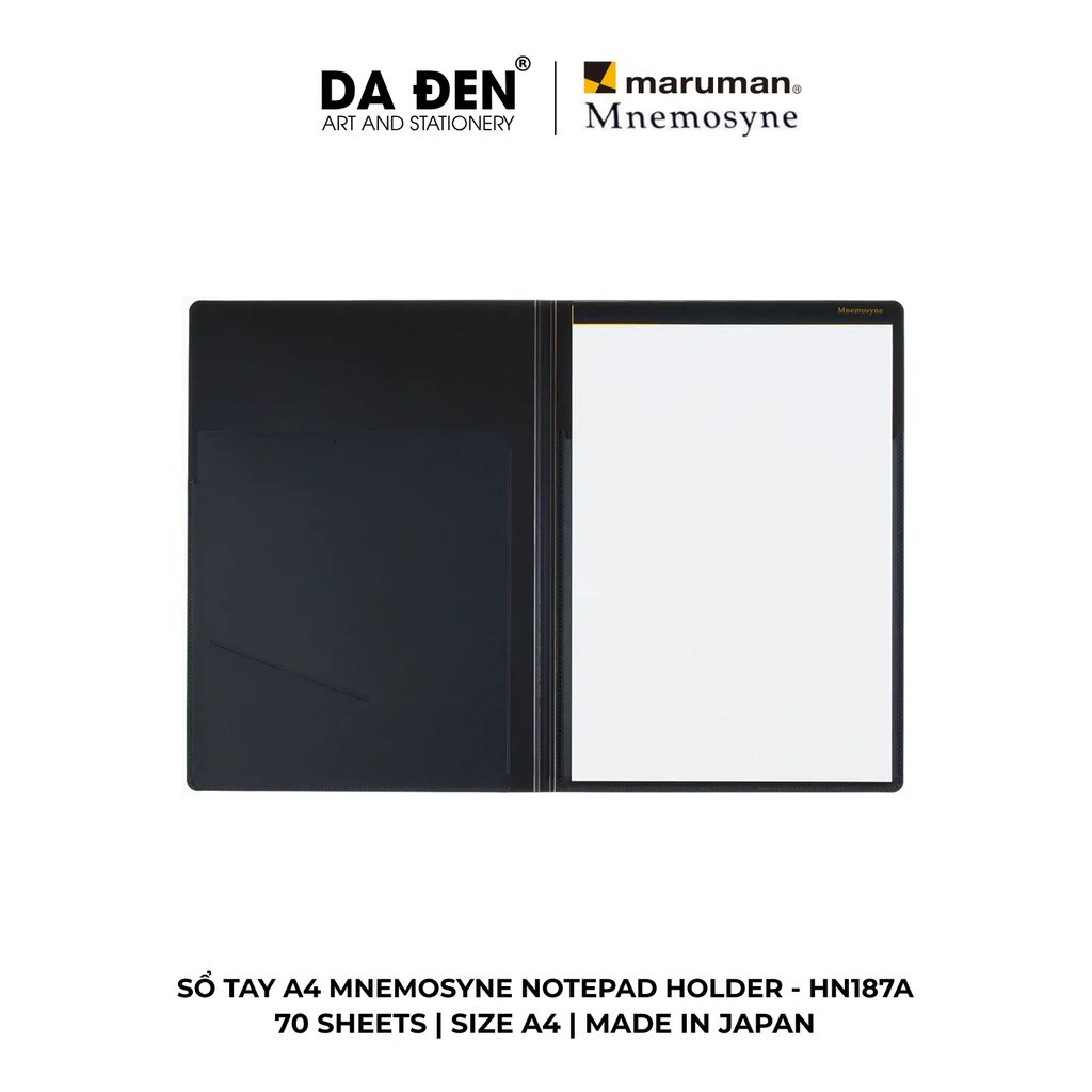 Sổ Tay Maruman Mnemosyne Notepad Holder A4 70 Tờ HN187A