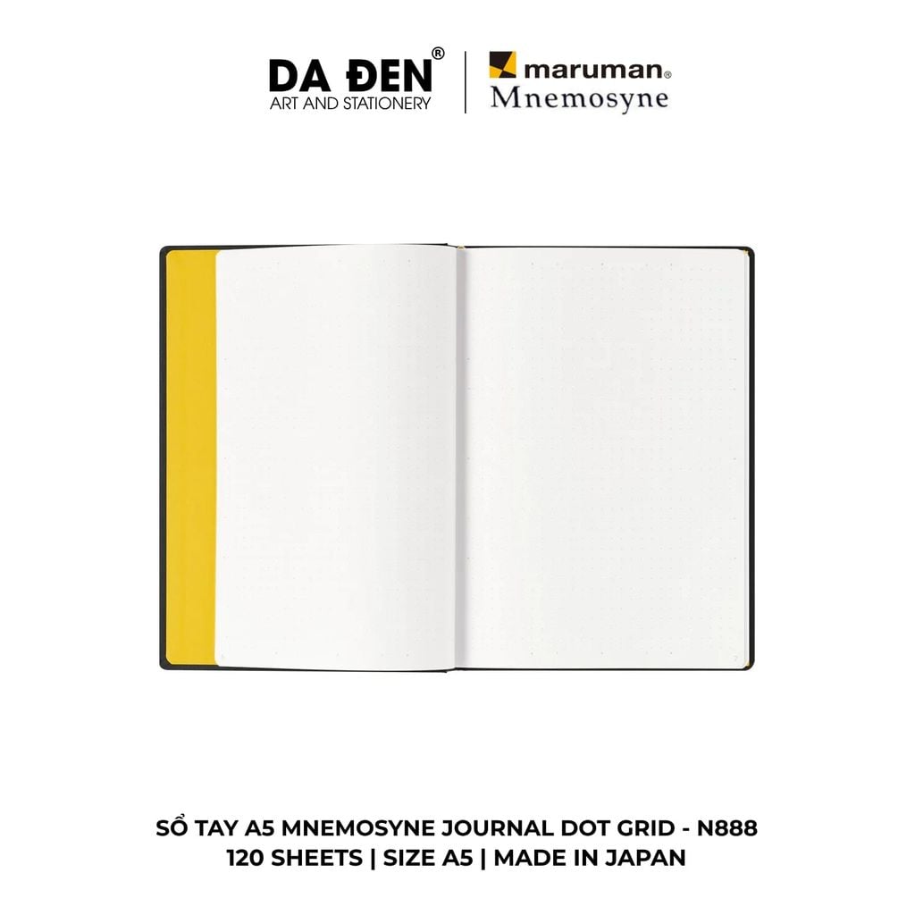Sổ Tay Maruman Mnemosyne Journal Dot Grid A5 120 Tờ N888