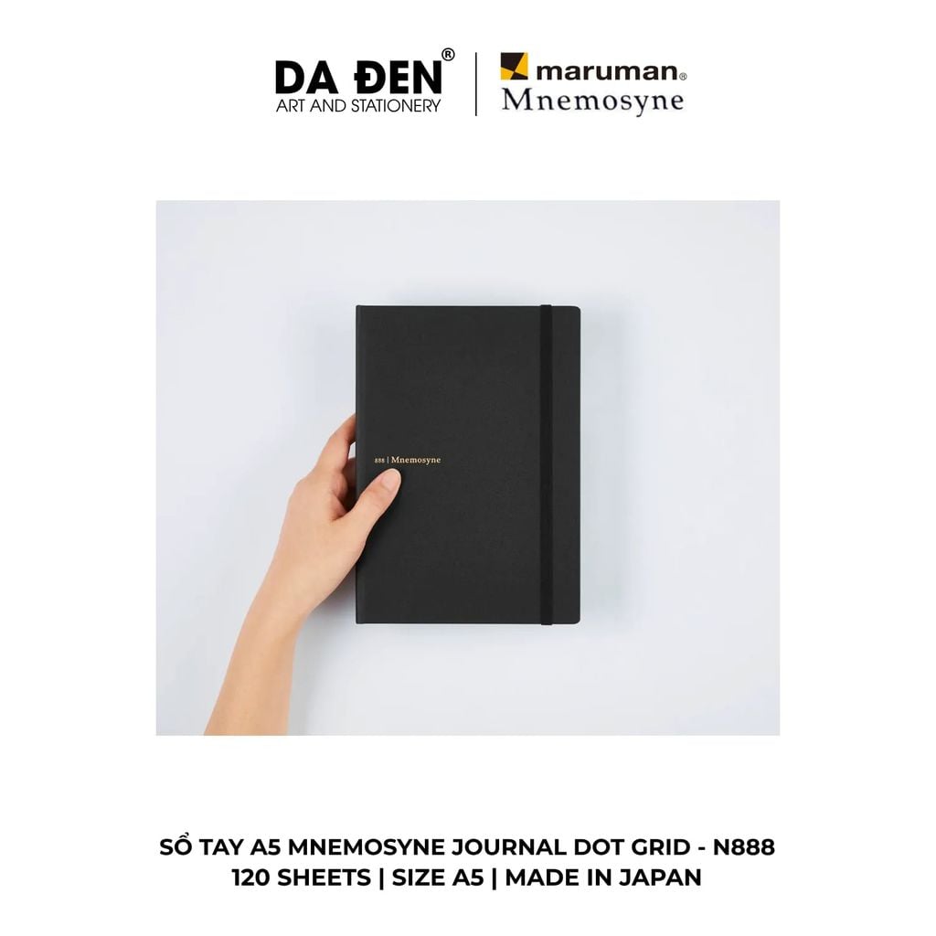 Sổ Tay Maruman Mnemosyne Journal Dot Grid A5 120 Tờ N888