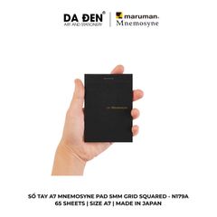 Sổ Tay Maruman Mnemosyne Ô Vuông Grid Squared 5mm Long Pad N161/N162