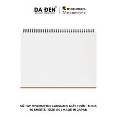 [DA ĐEN] Sổ Tay Maruman Mnemosyne Lanscape Giấy Trơn N181A/N183A