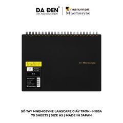 [DA ĐEN] Sổ Tay Maruman Mnemosyne Lanscape 5MM Ô Vuông Squared