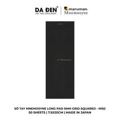 [DA ĐEN] Sổ Tay Maruman Mnemosyne Ô Vuông Grid Squared 5mm Long Pad N161/N162