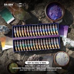 [DA ĐEN] Màu Tách Lớp Mijello Mission Gold - MISSION TOURMALINE TWO-TONE GRANULATION