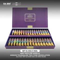 [DA ĐEN] Màu Tách Lớp Mijello Mission Gold - MISSION TOURMALINE TWO-TONE GRANULATION