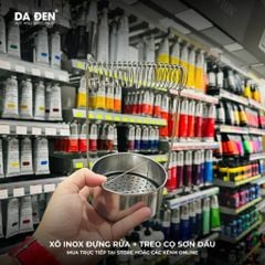 [DA ĐEN] Xô Inox Rửa Cọ & Đựng Dung Môi Sơn Dầu