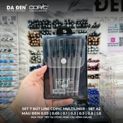[DA ĐEN] Các Set Bút Line Đen Cao Cấp Copic Multiliner