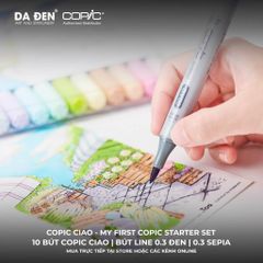[DA ĐEN] Set Bút Marker Cao Cấp Copic Ciao - My First Copic Starter Set