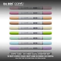 [DA ĐEN] Set Bút Marker Cao Cấp Copic Ciao - My First Copic Starter Set