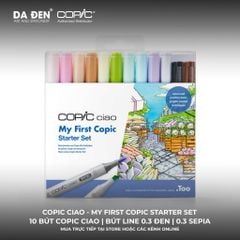 [DA ĐEN] Set Bút Marker Cao Cấp Copic Ciao - My First Copic Starter Set