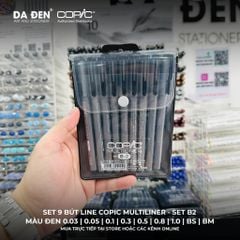 [DA ĐEN] Các Set Bút Line Đen Cao Cấp Copic Multiliner