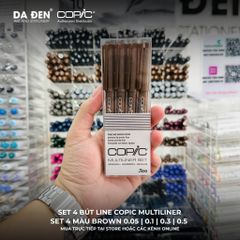 [DA ĐEN] Các Set Bút Line Copic Multiliner