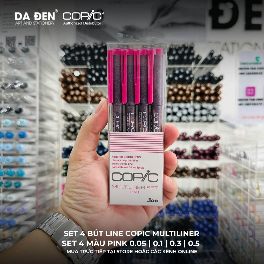 [DA ĐEN] Các Set Bút Line Copic Multiliner