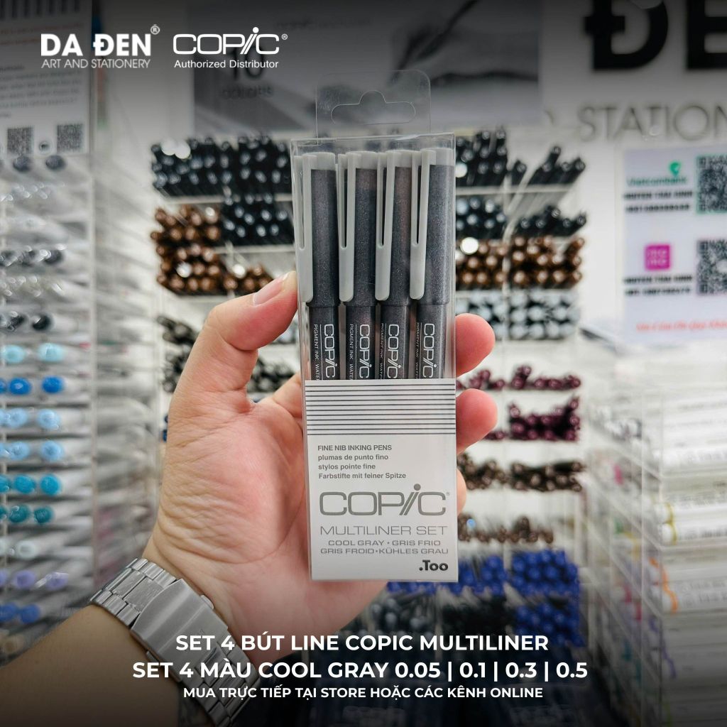 [DA ĐEN] Các Set Bút Line Copic Multiliner