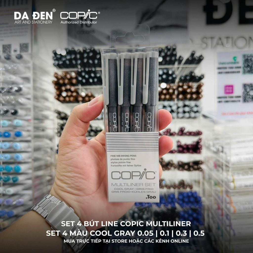 [DA ĐEN] Các Set Bút Line Copic Multiliner