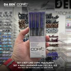 [DA ĐEN] Các Set Bút Line Copic Multiliner