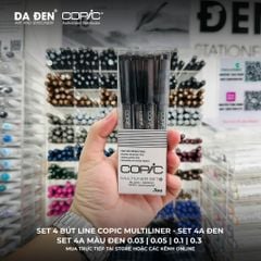 [DA ĐEN] Các Set Bút Line Copic Multiliner