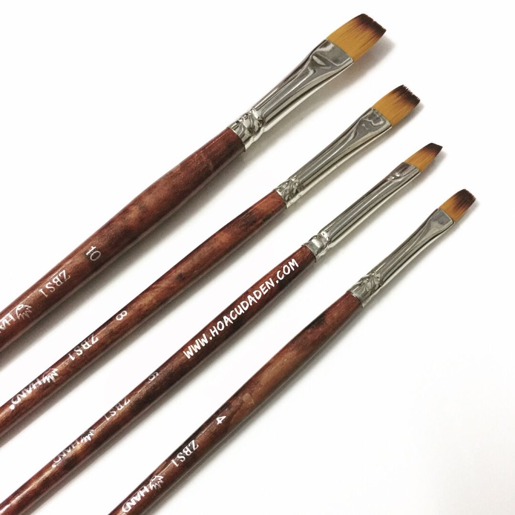 Cọ Vẽ Đầu Dẹp Vuông Hand ZBS1