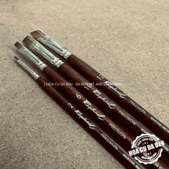 [DA ĐEN] Cọ Vuông Lông Ngắn Raphael 8534 | Raphaël Precision Flat Watercolour Brushes Series 8534