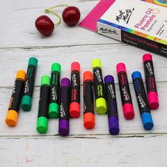 Sáp Dầu Mềm Mont Marte Fluoro Oil Pastels Signature 12 Màu (MMPT0036)