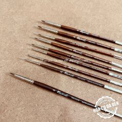 [DA ĐEN] Cọ Tỉa Lông Ngắn Raphael 8524 | Raphael Precision 8524 Short Handle Brush