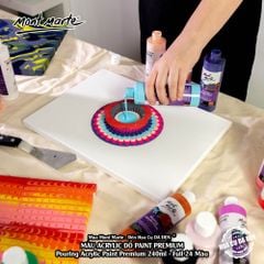 [DA ĐEN] Acrylic Đổ Mont Marte - Pouring Acrylic Premium Mont Marte 240ml