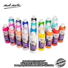 [DA ĐEN] Acrylic Đổ Mont Marte - Pouring Acrylic Premium Mont Marte 240ml