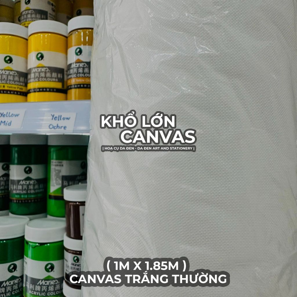 [DA ĐEN] Canvas Khổ Lớn 1,75m ~ 1,85m