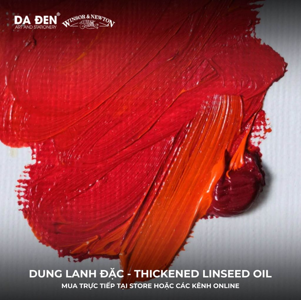 [DA ĐEN] Dầu Lanh Đặc - Thickened Linseed Oil của Winsor & Newton 75ml