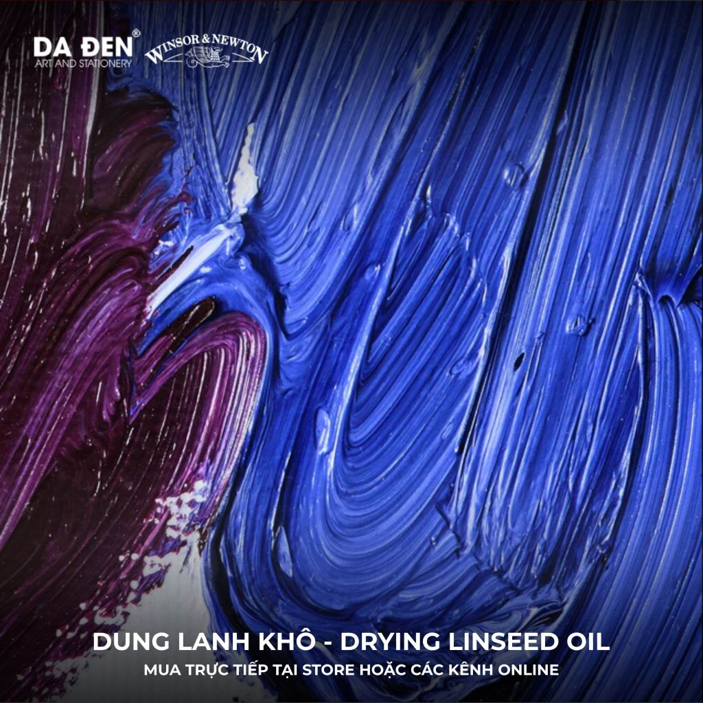 [DA ĐEN] Dầu Lanh Khô - Drying Linseed Oil của Winsor & Newton 75ml