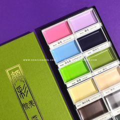 Bộ 12 Màu Gansai Tambi Phiên Bản Pastel