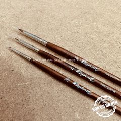 [DA ĐEN] Cọ Tỉa Lông Ngắn Raphael 8524 | Raphael Precision 8524 Short Handle Brush