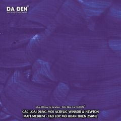 [DA ĐEN] Dung Môi Acrylic Aritst - Gloss Medium Tạo Bóng và Matt Medium Tạo Mờ của Winsor & Newton 250ml