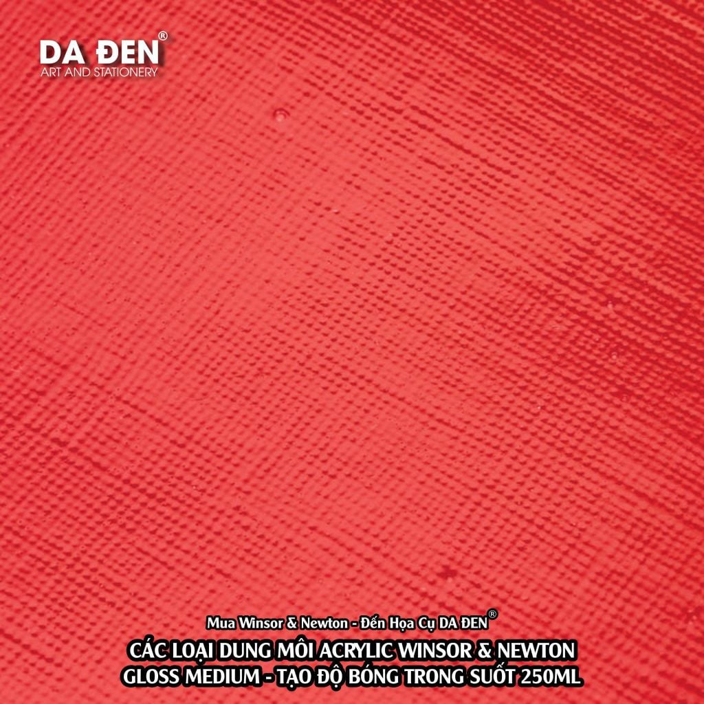 [DA ĐEN] Dung Môi Acrylic Aritst - Gloss Medium Tạo Bóng và Matt Medium Tạo Mờ của Winsor & Newton 250ml
