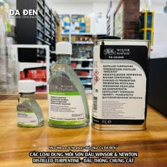 [DA ĐEN] Dung Môi Sơn Dầu Distilled Turpentine - Dầu Thông Chưng Cất Winsor & Newton
