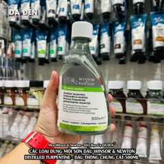 [DA ĐEN] Dung Môi Sơn Dầu Distilled Turpentine - Dầu Thông Chưng Cất Winsor & Newton