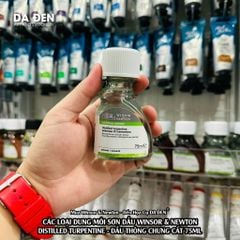 [DA ĐEN] Dung Môi Sơn Dầu Distilled Turpentine - Dầu Thông Chưng Cất Winsor & Newton